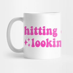 Hitting curbs and looking pretty, Funny Meme Bumper Mug